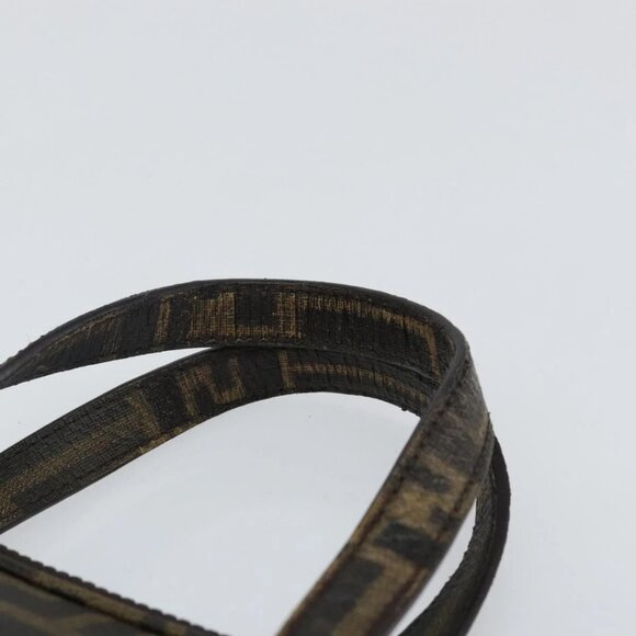 FENDI Zucca Canvas PC Case Black Brown Auth SW1528 - Picture 9 of 16